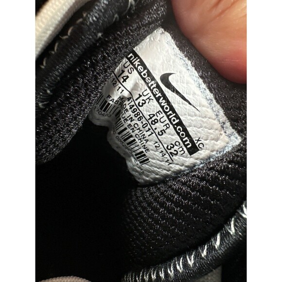 Nike Air 414986-011 Black Baseball Metal Cleats Air Show Elite Men's Size 14 - Picture 14 of 15